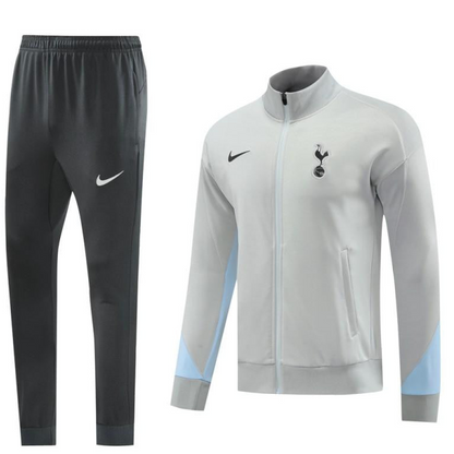 24/25 Tottenham Hotspur Grey Full Zipper Jacket +Long Pants