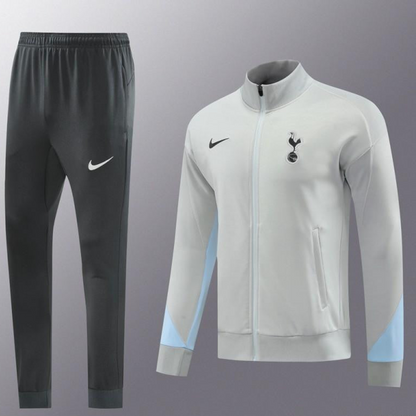 24/25 Tottenham Hotspur Grey Full Zipper Jacket +Long Pants