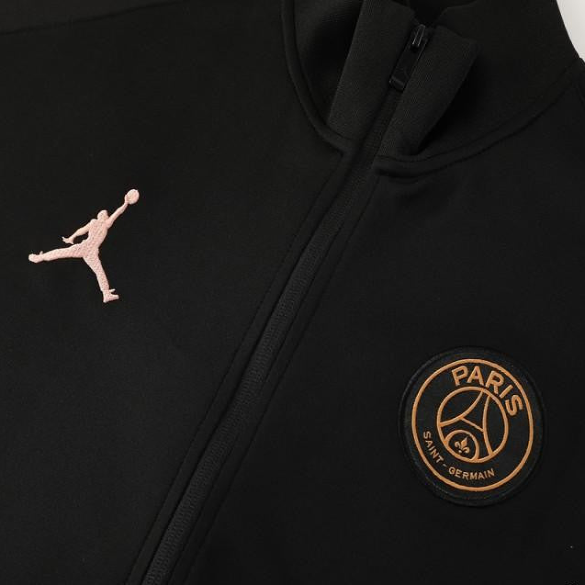 24/25 PSG Black Full Zipper Jacket +Long Pants