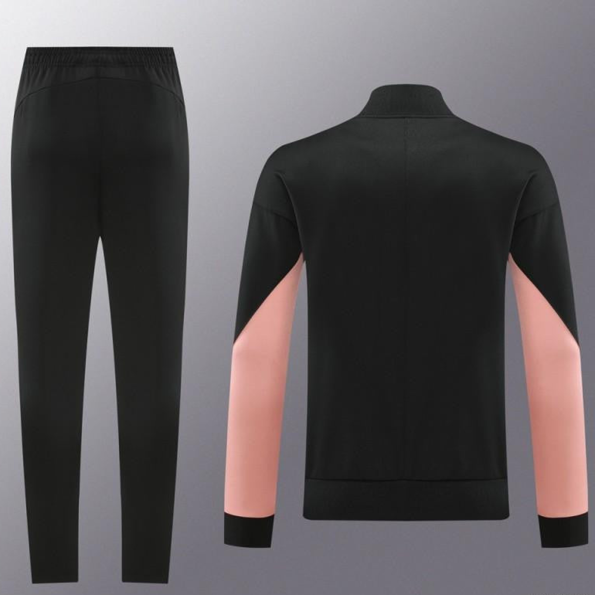 24/25 PSG Black Full Zipper Jacket +Long Pants