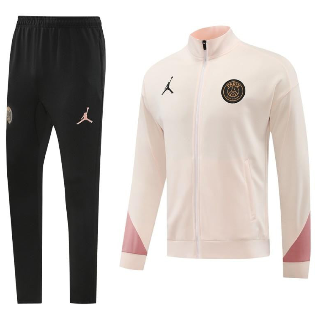 24/25 PSG Pink Full Zipper Jacket +Long Pants