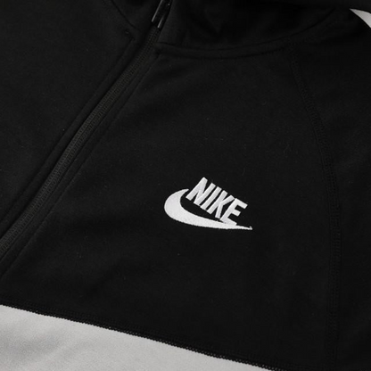 2024 NIKE Sports White/Black Full Zipper Jacket +Long Pants