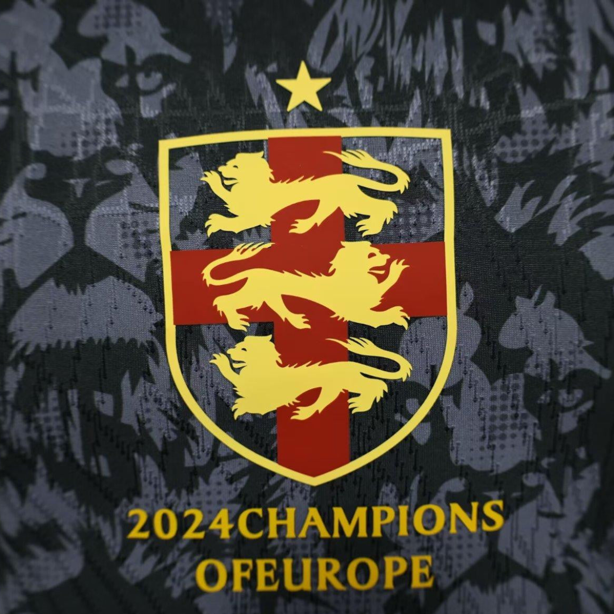 Player Version 2024 England Comma Football Champions Of Europe Jersey