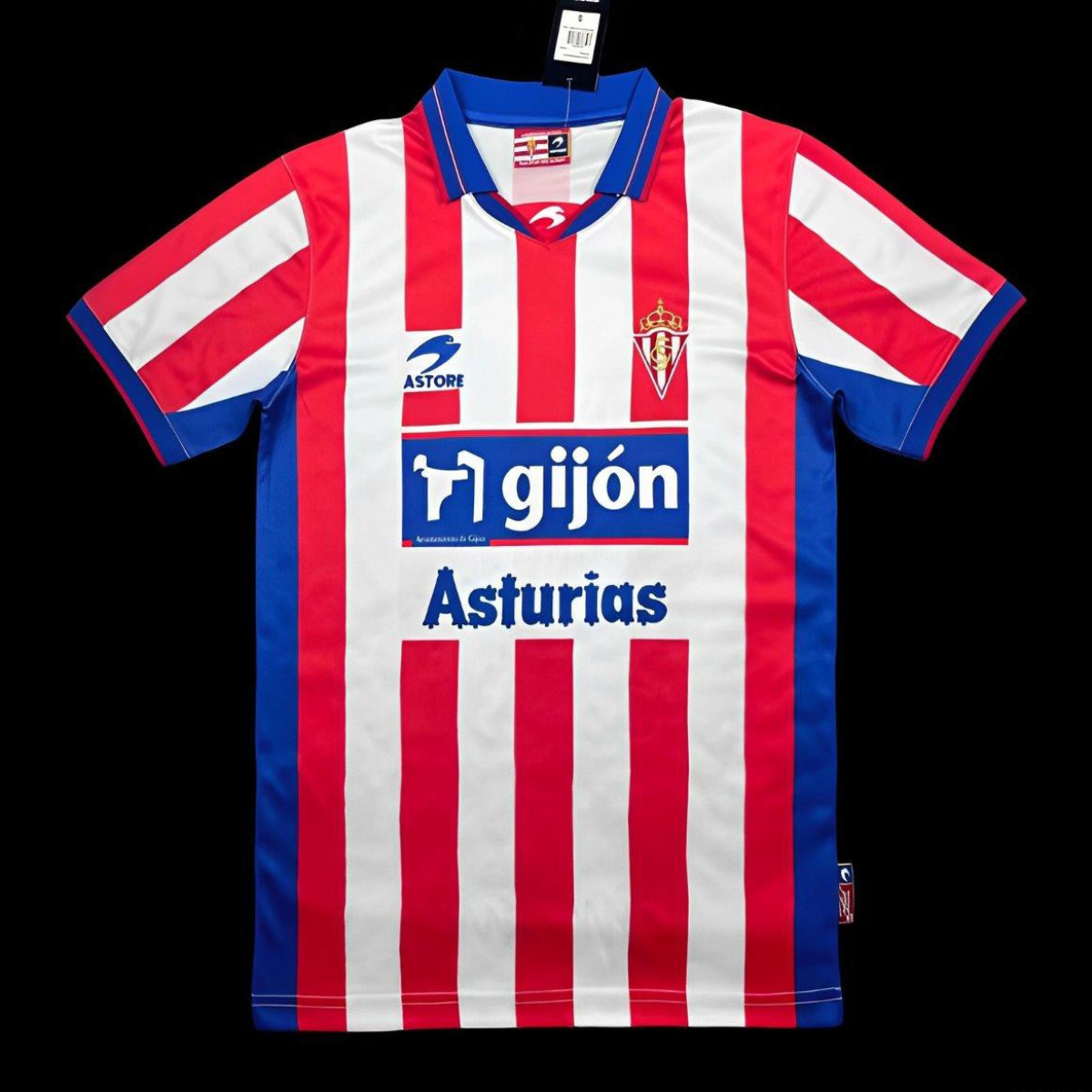 Retro 01/02 Sporting Gijon Home Jersey