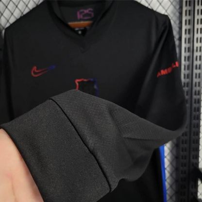 2024/25 Barcelona Away Black 125 Anniversary Long Jersey