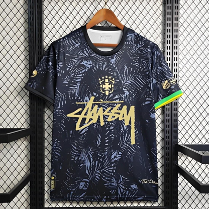 2024 Brazil x Stussy Black Special Jersey