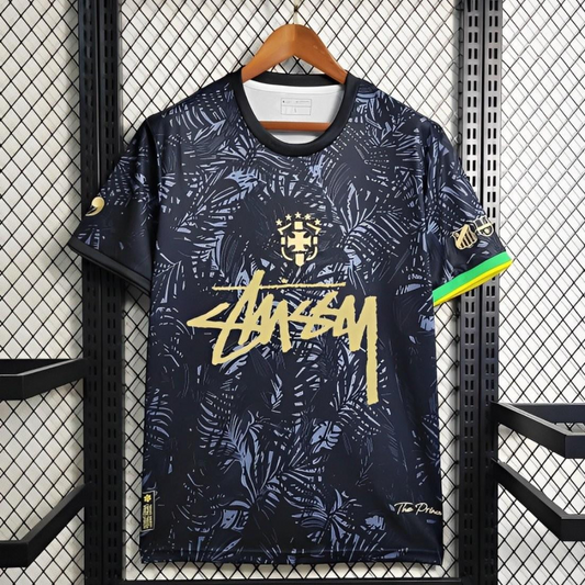 2024 Brazil x Stussy Black Special Jersey