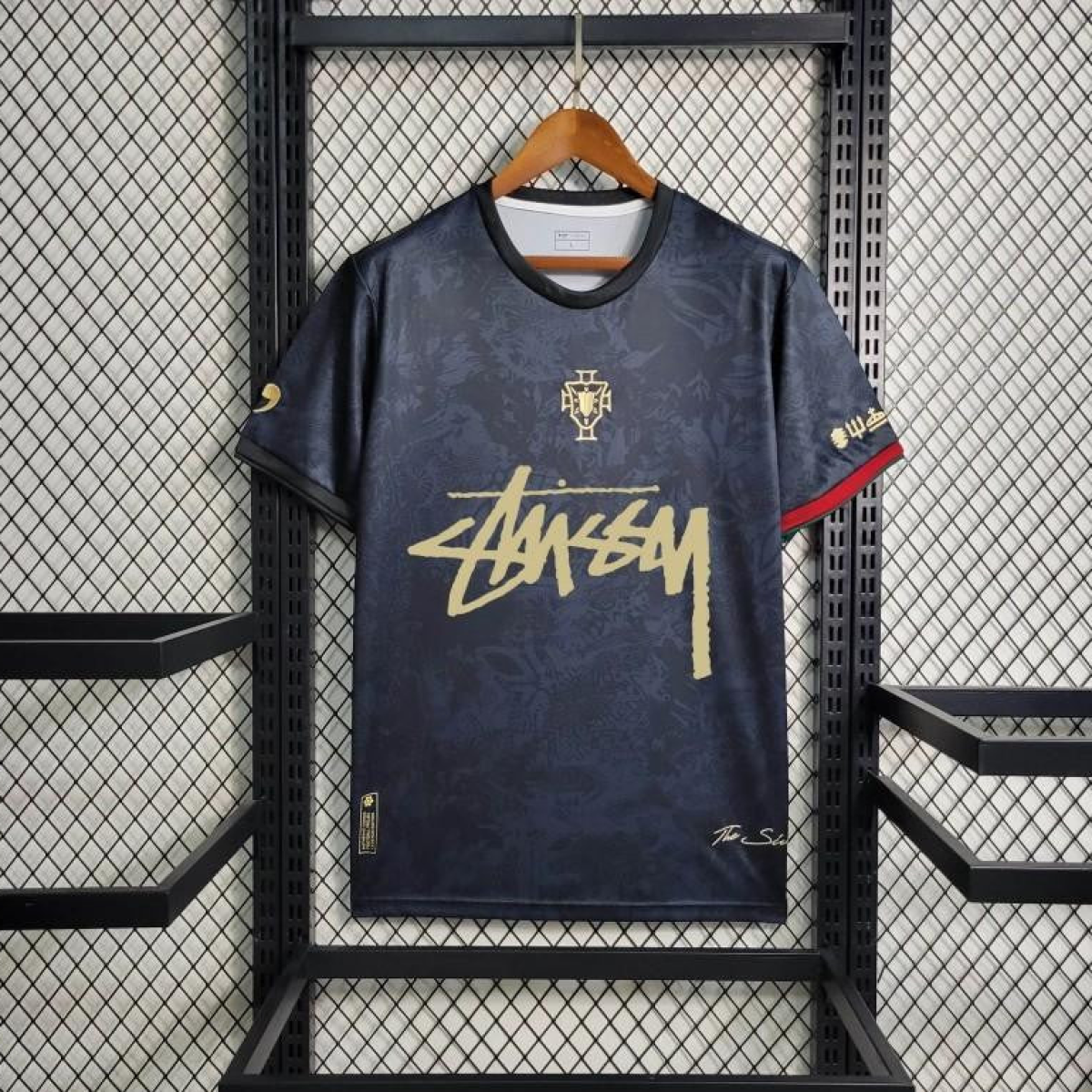 2024 Portugal x Stussy Black Special Jersey