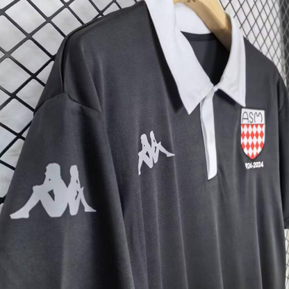 24/25 AS Monaco Black 100th Anniversary Special Jersey