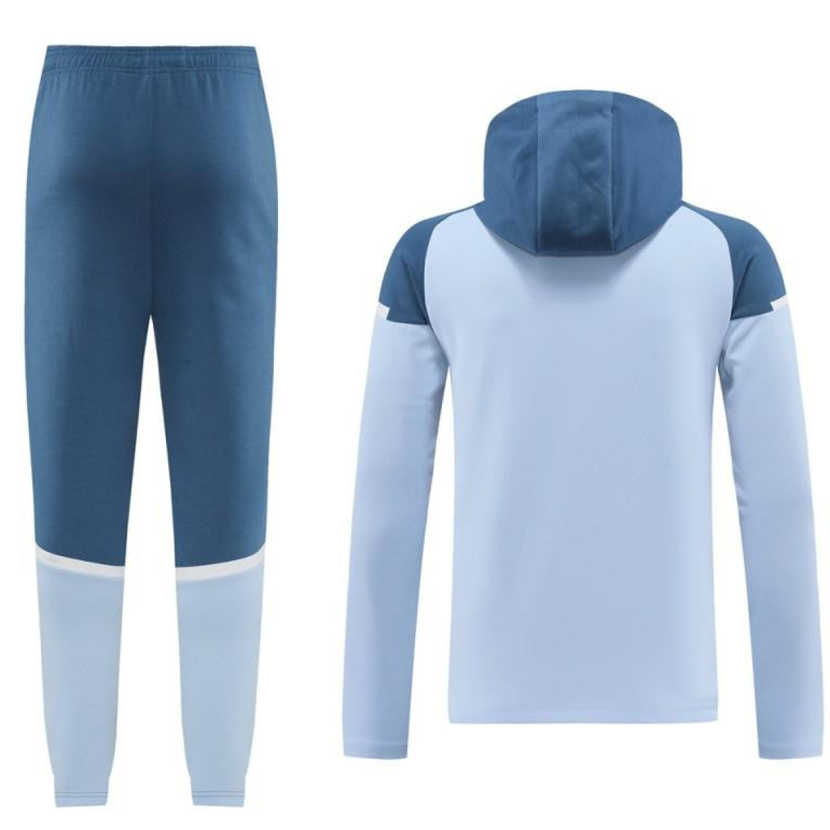 24/25 Manchester City Light Blue Hoodie Full Zipper Jacket +Long Pants