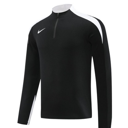 24/25 Nike Black Half Zipper Jacket+Long Pants