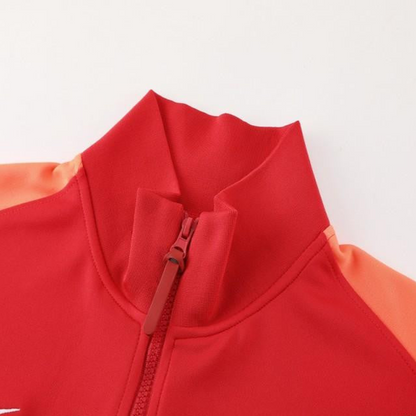 24/25 Nike Orange/Red Full Zipper Jacket +Long Pants
