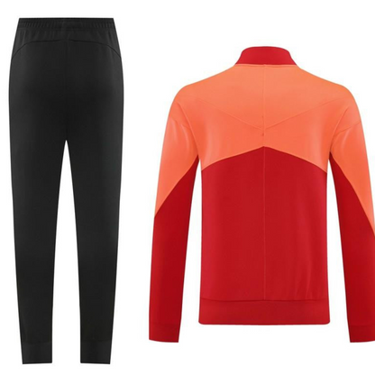 24/25 Nike Orange/Red Full Zipper Jacket +Long Pants