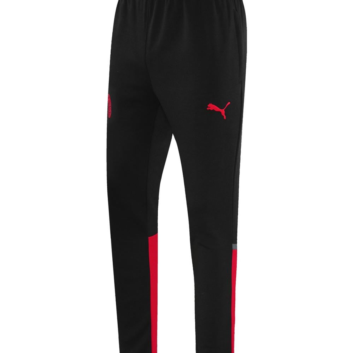 24/25 AC Milan Red/Black Hoodie Full Zipper Jacket +Long Pants