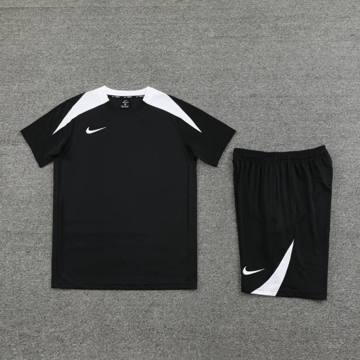 24/25 Nike Black/White Short Sleeve Jersey+Shorts
