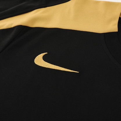 24/25 Nike Black/Golden Short Sleeve Jersey+Shorts