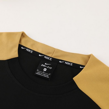 24/25 Nike Black/Golden Short Sleeve Jersey+Shorts