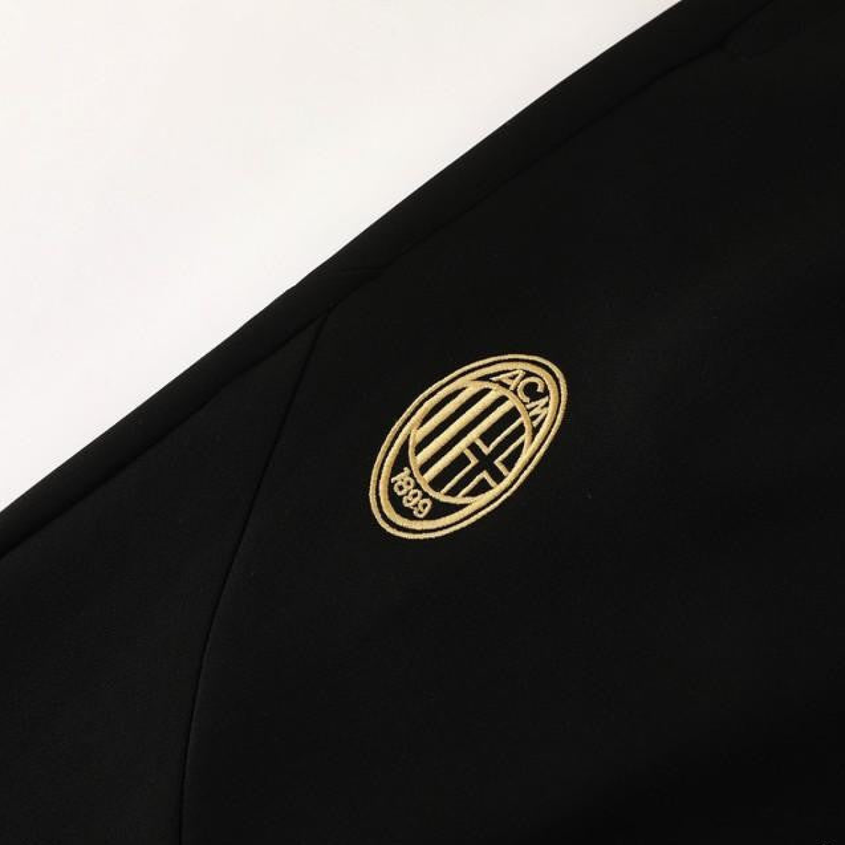 24/25 AC Milan Black/Red Full Zipper Jacket +Long Pants
