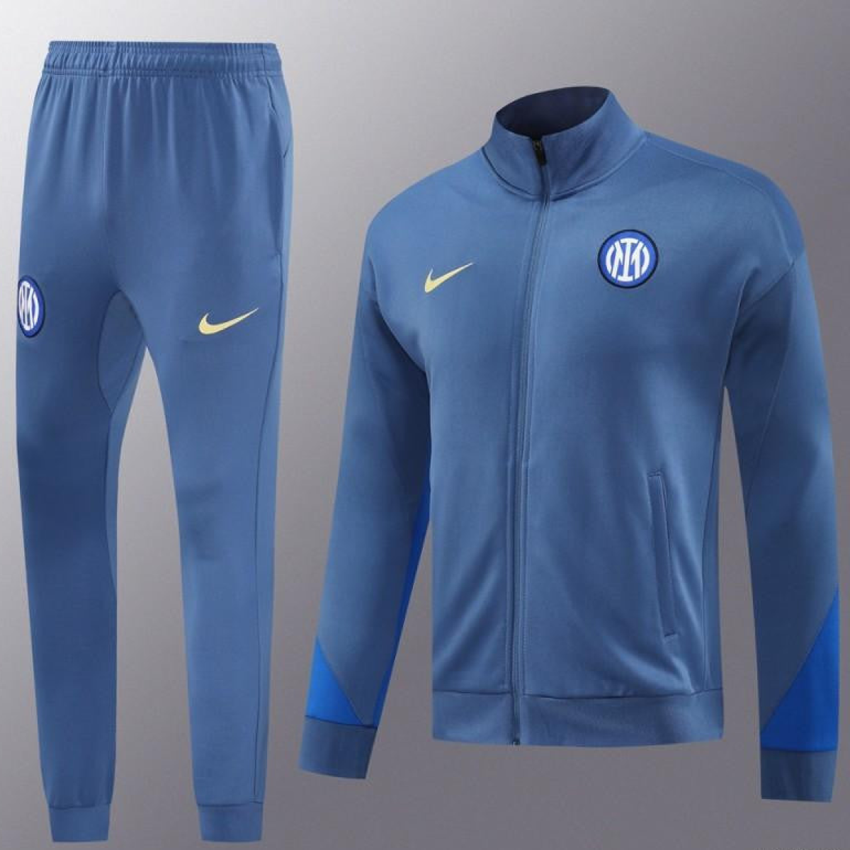 24/25 Inter Milan Blue Full Zipper Jacket +Long Pants