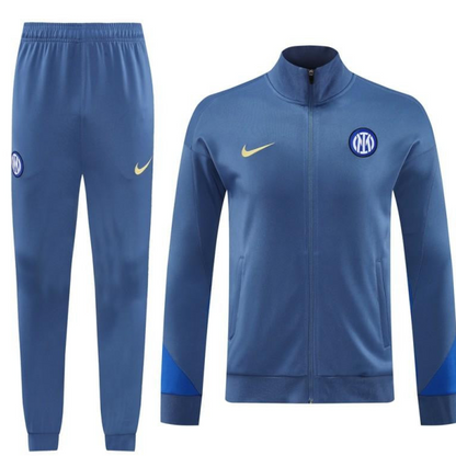 24/25 Inter Milan Blue Full Zipper Jacket +Long Pants