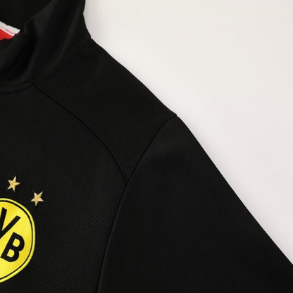 24/25 Borussia Dortmund Black/Yellow Full Zipper Jacket +Long Pants