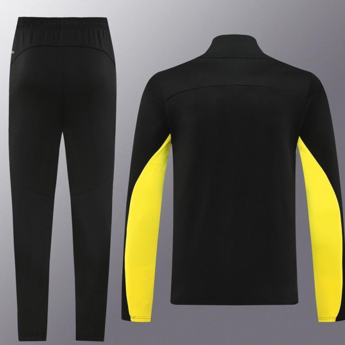 24/25 Borussia Dortmund Black/Yellow Full Zipper Jacket +Long Pants