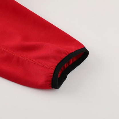 24/25 Nike Red Hoodie Full Zipper Jacket +Long Pants