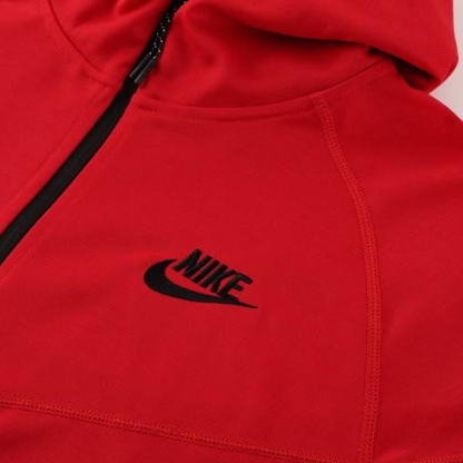 24/25 Nike Red Hoodie Full Zipper Jacket +Long Pants