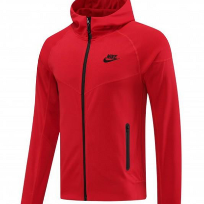 24/25 Nike Red Hoodie Full Zipper Jacket +Long Pants