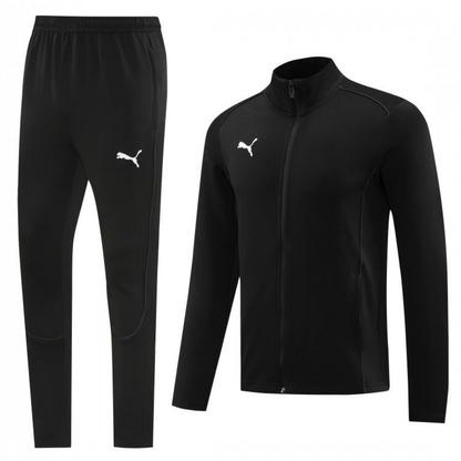 24/25 Puma Black Full Zipper Jacket +Long Pants