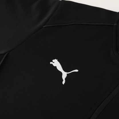24/25 Puma Black Full Zipper Jacket +Long Pants