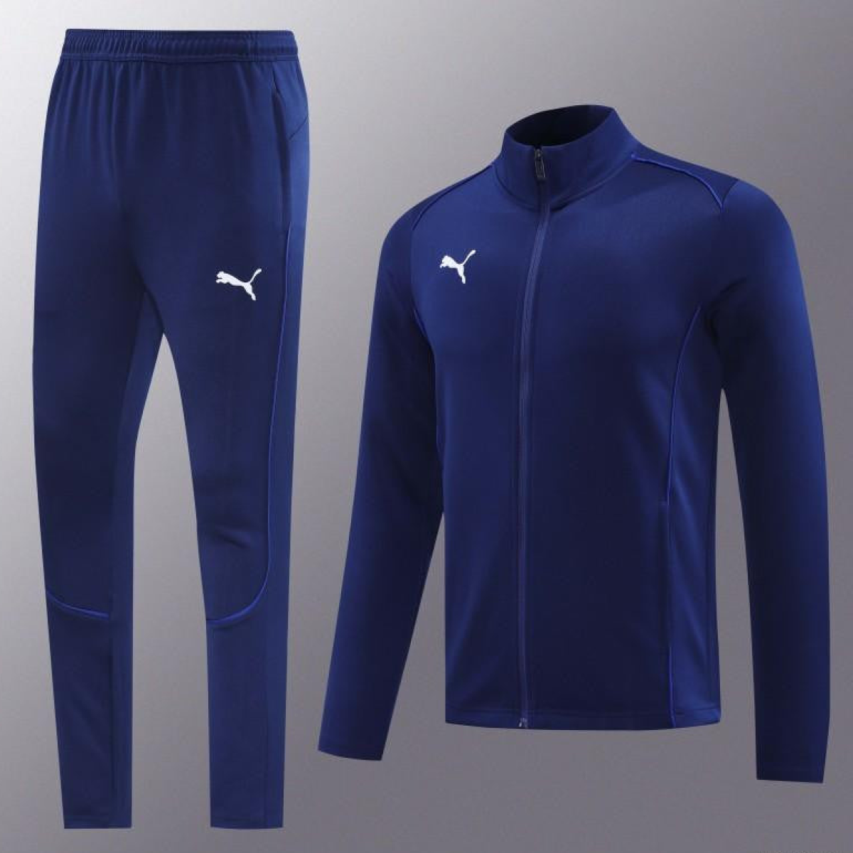 24/25 Puma Navy Full Zipper Jacket +Long Pants