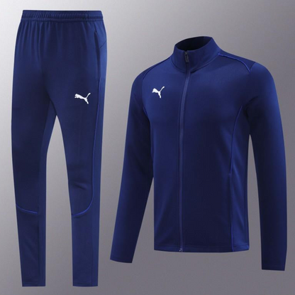 24/25 Puma Navy Full Zipper Jacket +Long Pants