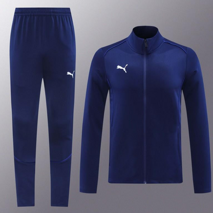 24/25 Puma Navy Full Zipper Jacket +Long Pants