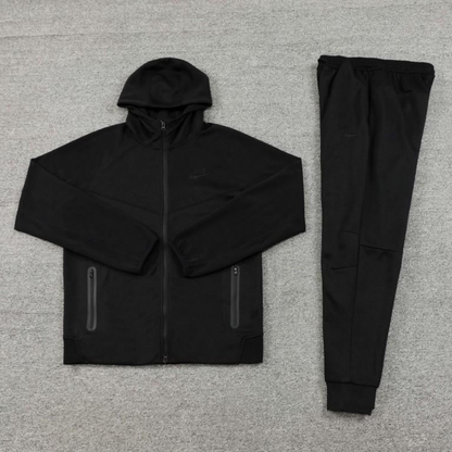 24/25 Nike Black Hoodie Full Zipper Jacket +Long Pants