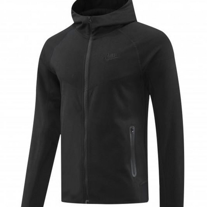 24/25 Nike Black Hoodie Full Zipper Jacket +Long Pants