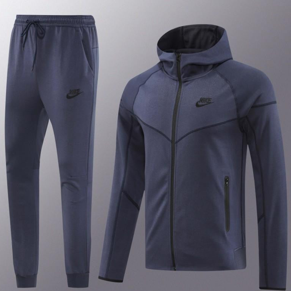 24/25 Nike Navy Hoodie Full Zipper Jacket +Long Pants
