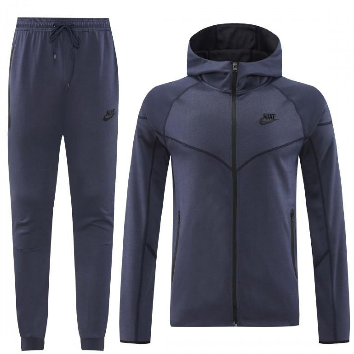 24/25 Nike Navy Hoodie Full Zipper Jacket +Long Pants