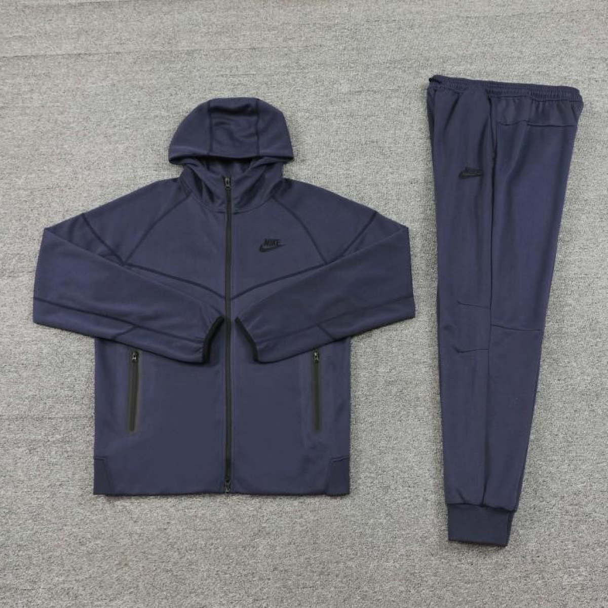 24/25 Nike Navy Hoodie Full Zipper Jacket +Long Pants