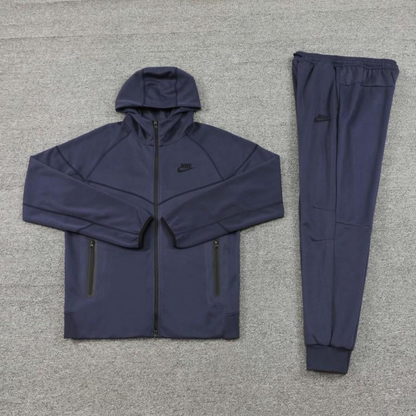 24/25 Nike Navy Hoodie Full Zipper Jacket +Long Pants
