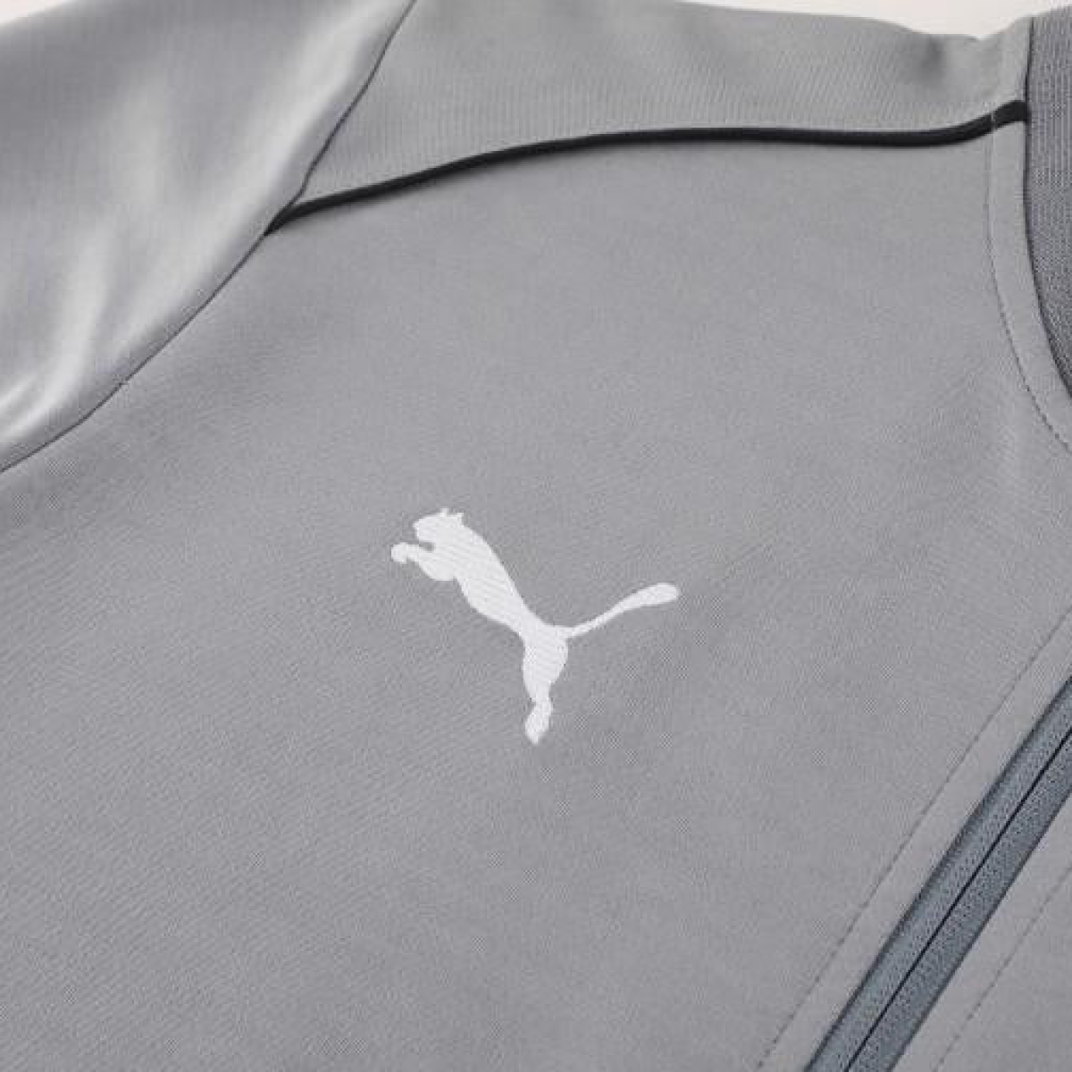 24/25 Puma Grey Full Zipper Jacket +Long Pants