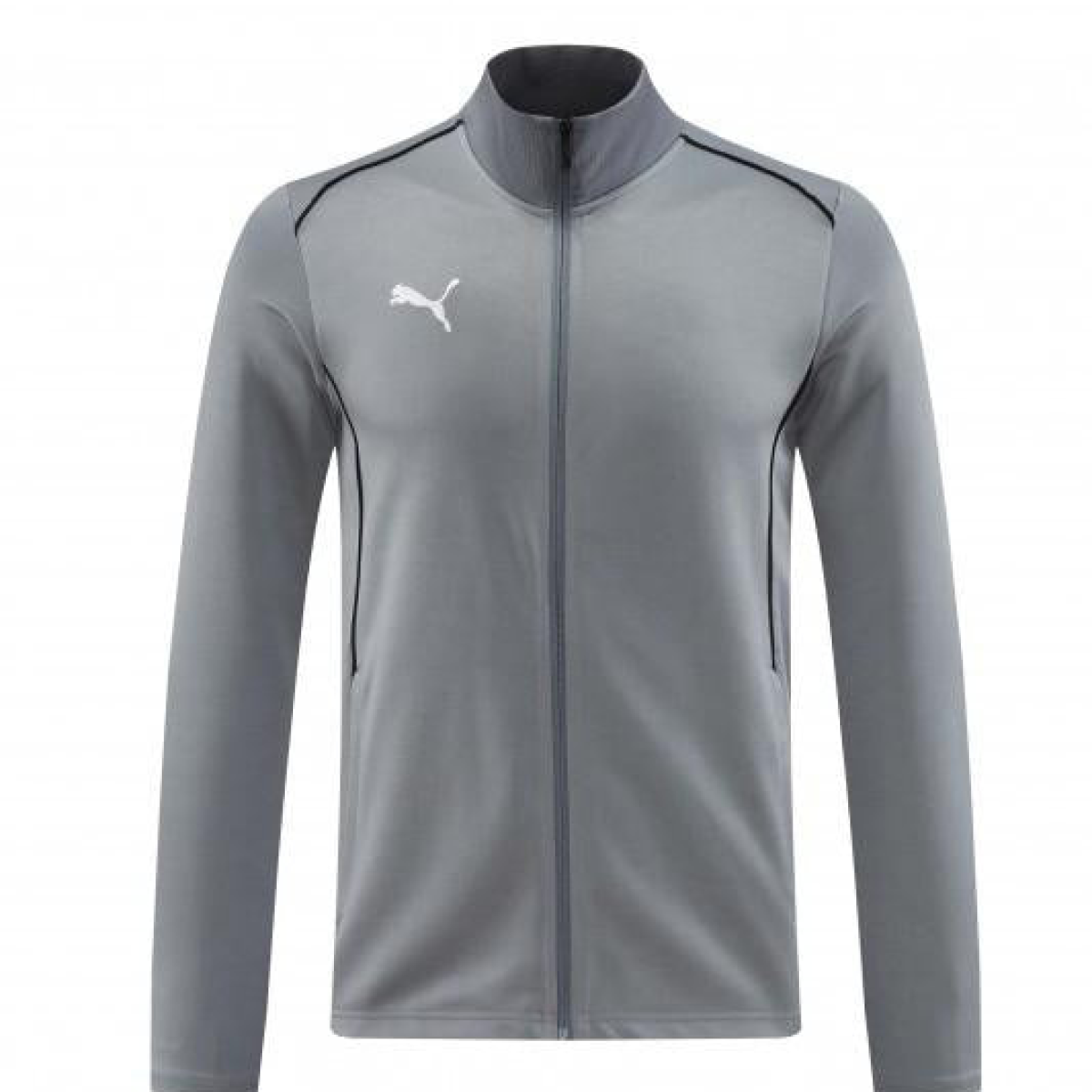 24/25 Puma Grey Full Zipper Jacket +Long Pants