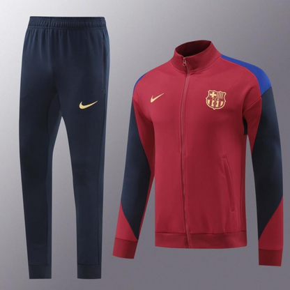 24/25 Barcelona Wine Full Zipper Jacket +Long Pants