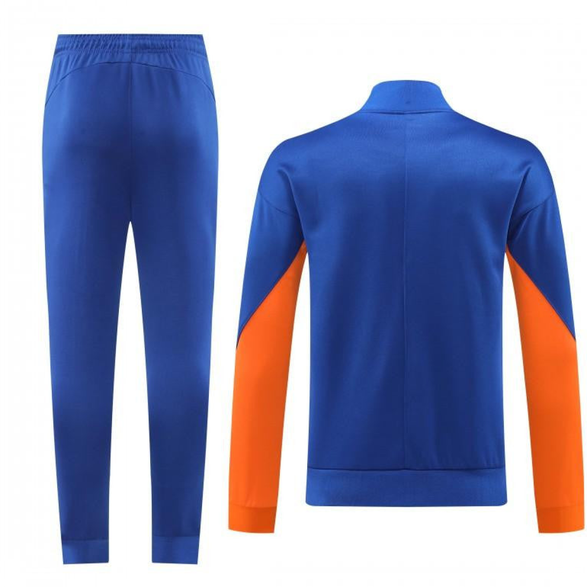 2024 Netherlands Blue Full Zipper Jacket +Long Pants