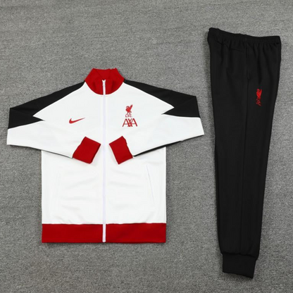 24/25 Liverpool White Full Zipper Jacket +Long Pants
