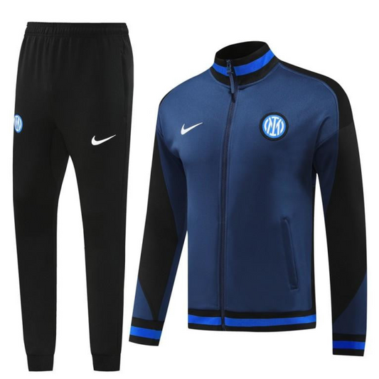 24/25 Inter Milan Navy Full Zipper Jacket +Long Pants