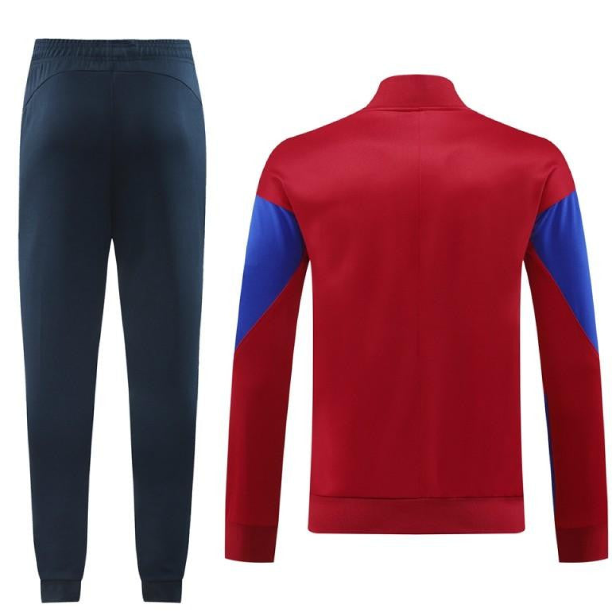 24/25 Barcelona Red Full Zipper Jacket +Long Pants