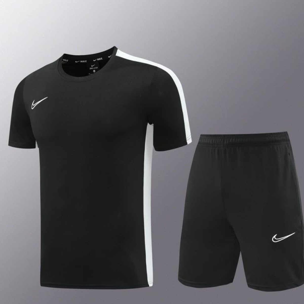 24/25 Nike Black Short Sleeve Jersey+Shorts