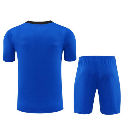 2024 South Korea Blue Short Sleeve Jersey+Shorts