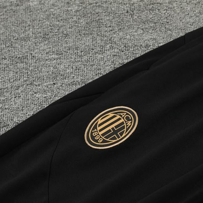 24/25 AC Milan Red Half Zipper Jacket+Long Pants